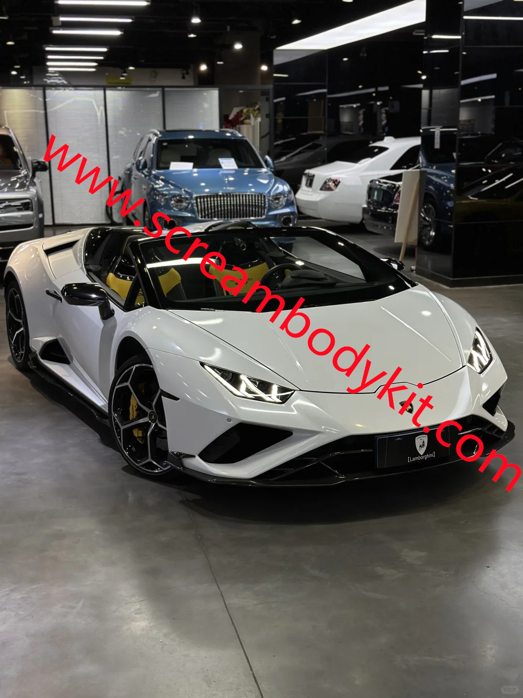 Lamborghini Huracan EVO front lip side skirts spoiler wing