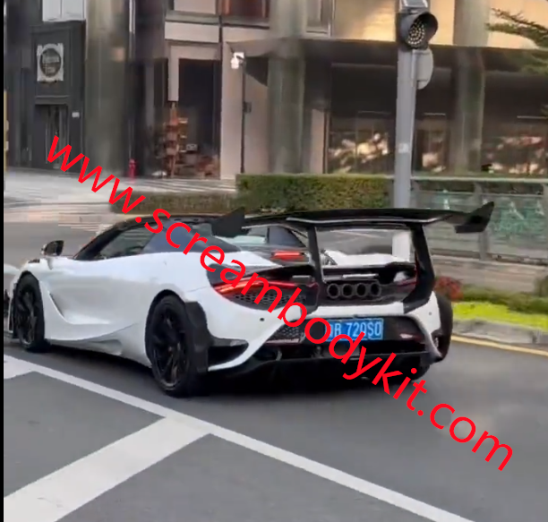 Mclaren 720S RYFT dry carbon fiber wing spoiler