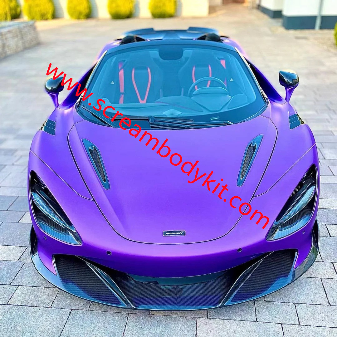 Mclaren 720S RYFT body kit front lip side skirts rear lip spoiler fenders full dry carbon fiber