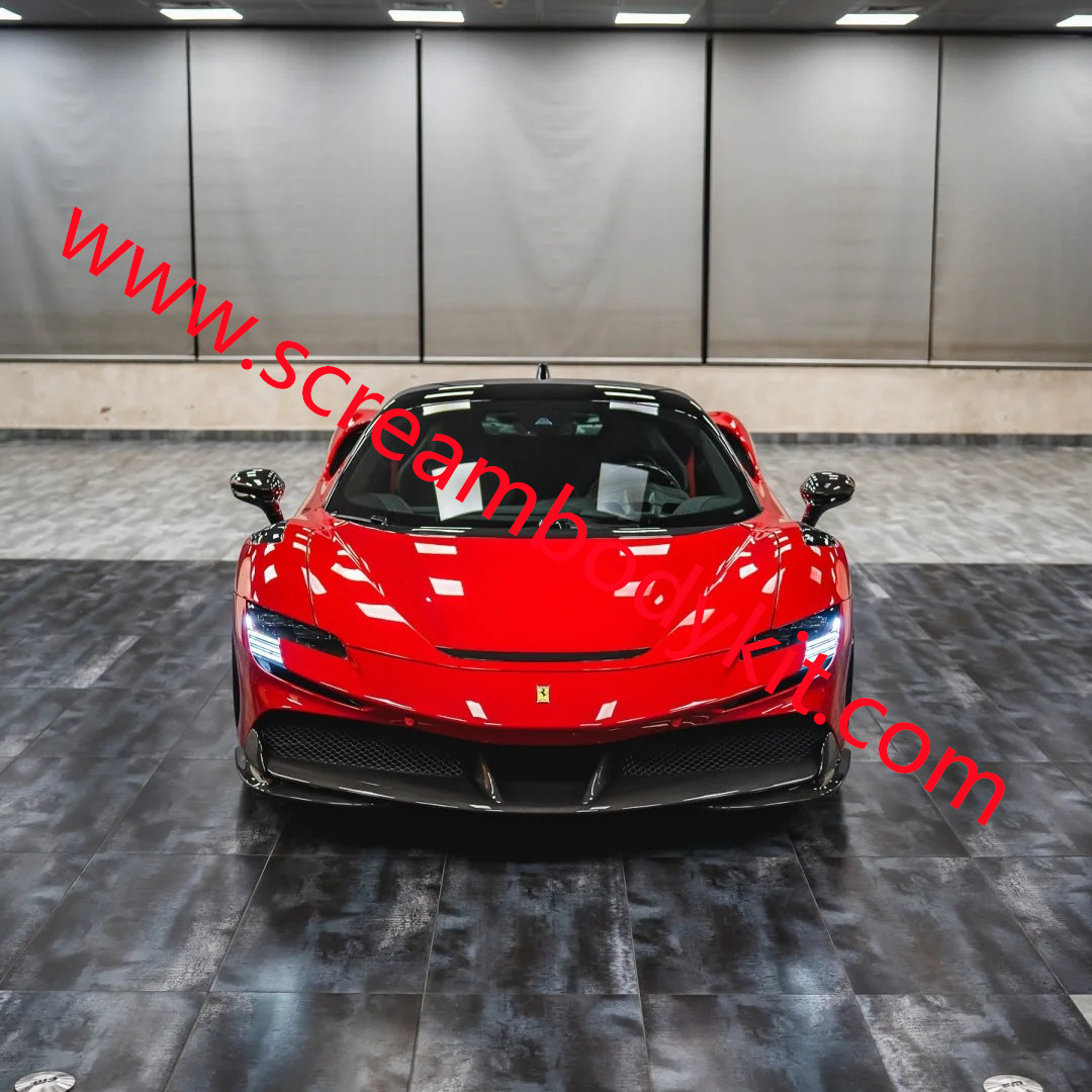 Ferrari SF90 novitec body kit dry carbon fiber