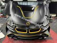 BMW I8 wide body kit front bumper wide fenders