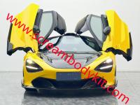 Mclaren 720S front lip hood spoiler wing rear lip mirror carbon fiber